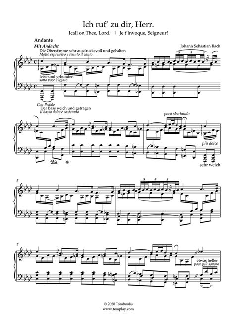J.S. Bach: Ich Ruf Zu Dir Herr Jesu Christ, Chorale Prelude BWV 639 (Transcr. By Ferruccio Busoni)